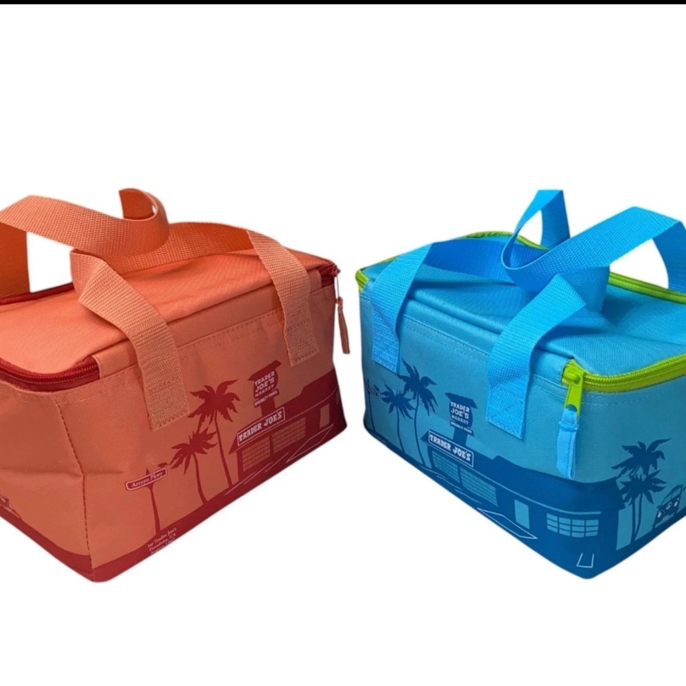 Colorful Trader Joe’s Insulated Lunch Bags